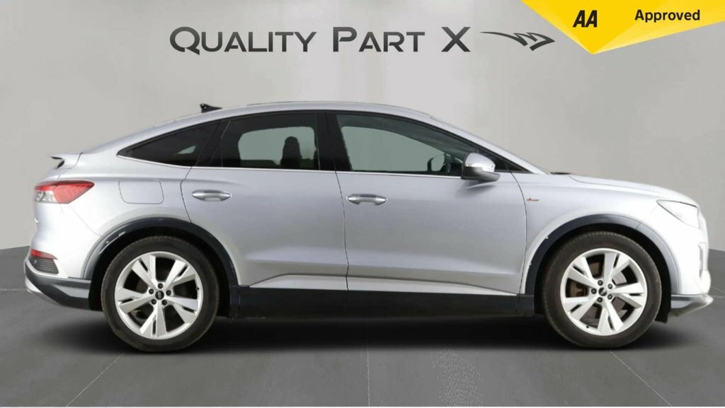 Audi Q4 E Tron Suv Silver #5