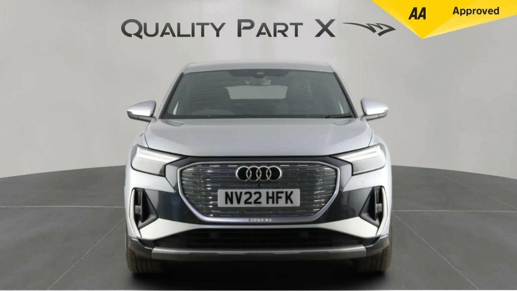 Audi Q4 E Tron Suv Silver #3