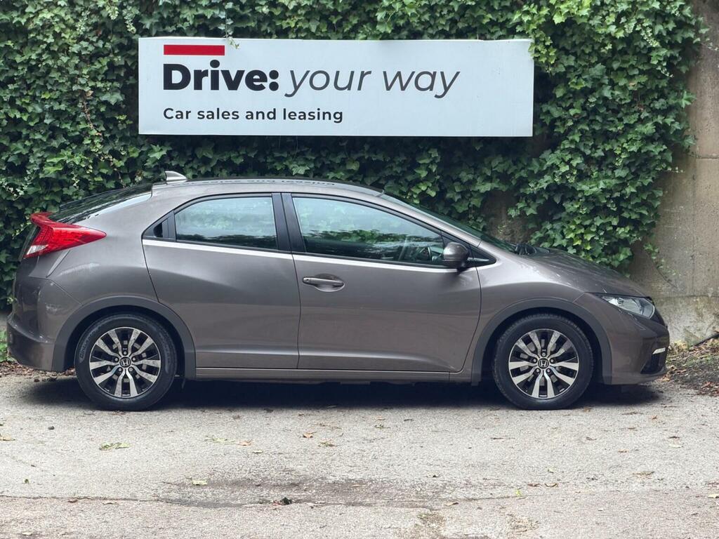 Honda Civic Hatchback 1.6 I-dtec Es Euro 5 Ss 201363 Brown #4