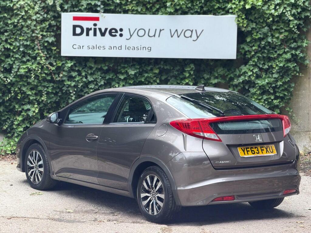 Honda Civic Hatchback 1.6 I-dtec Es Euro 5 Ss 201363 Brown #5