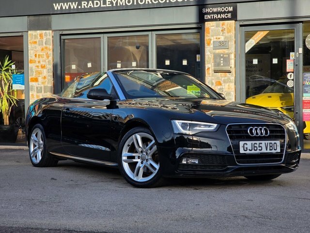 Audi A5 2015 2.0 Tdi S Line Convertible Multitr Black #6