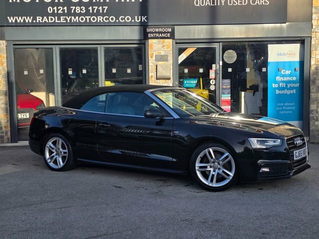 Audi A5 2015 2.0 Tdi S Line Convertible Multitr Black #4