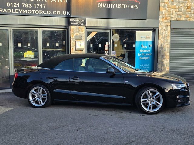 Audi A5 2015 2.0 Tdi S Line Convertible Multitr Black #5