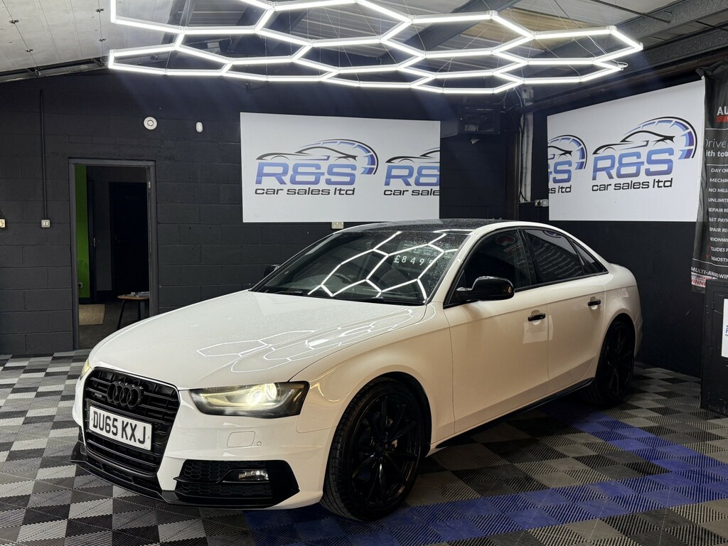 Audi A4 2.0 Tdi Black Edition White #5