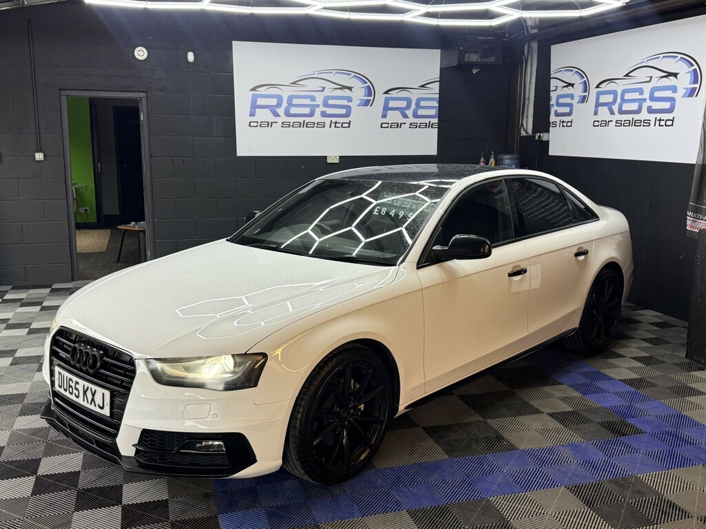 Audi A4 2.0 Tdi Black Edition White #6