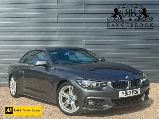 BMW 4 Series 2019 2.0 420I Gpf M Sport Convertible Grey