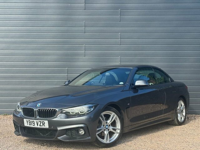 BMW 4 Series 2019 2.0 420I Gpf M Sport Convertible Grey #4