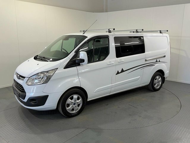 Ford Transit Custom 2017 Tdci 290 Limited 2.0 Combi Van Die White #4