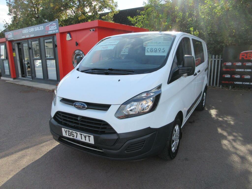 Ford Transit Custom 2.0 350 Ecoblue 1-Way Double Cab Tipper Fwd L3 Eur White #4