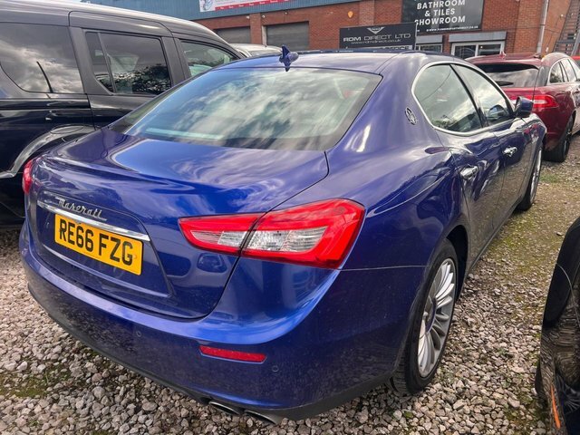 Maserati Ghibli Saloon Blue #2