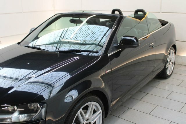 Audi A3 Cabriolet Convertible Black #3