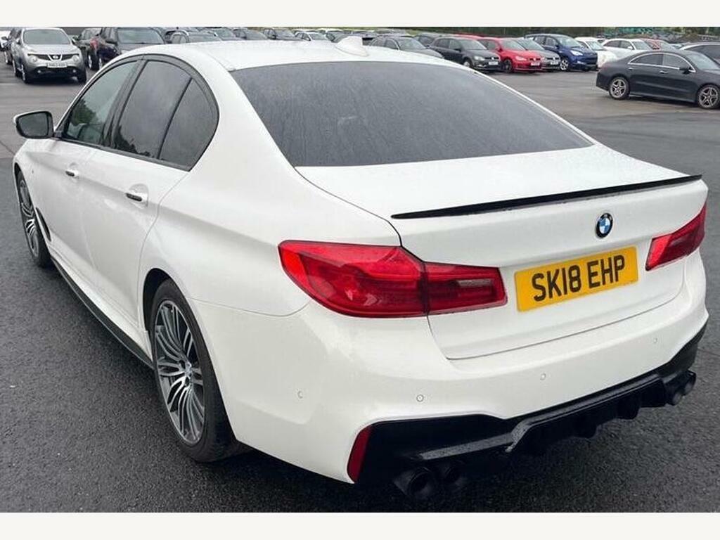 BMW 5 Series 2.0 520I M Sport Euro 6 S S White #2