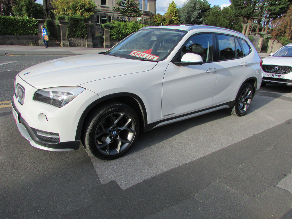 BMW X1 Xdrive20d Xline White #2