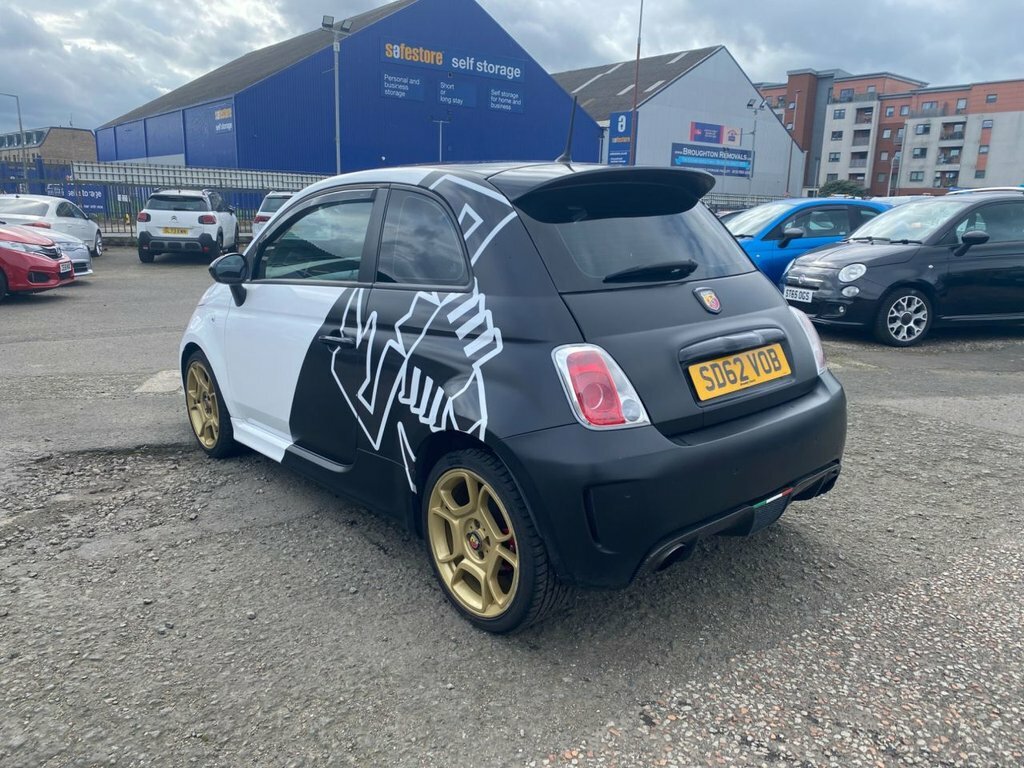 Abarth 500 Hatchback White #5