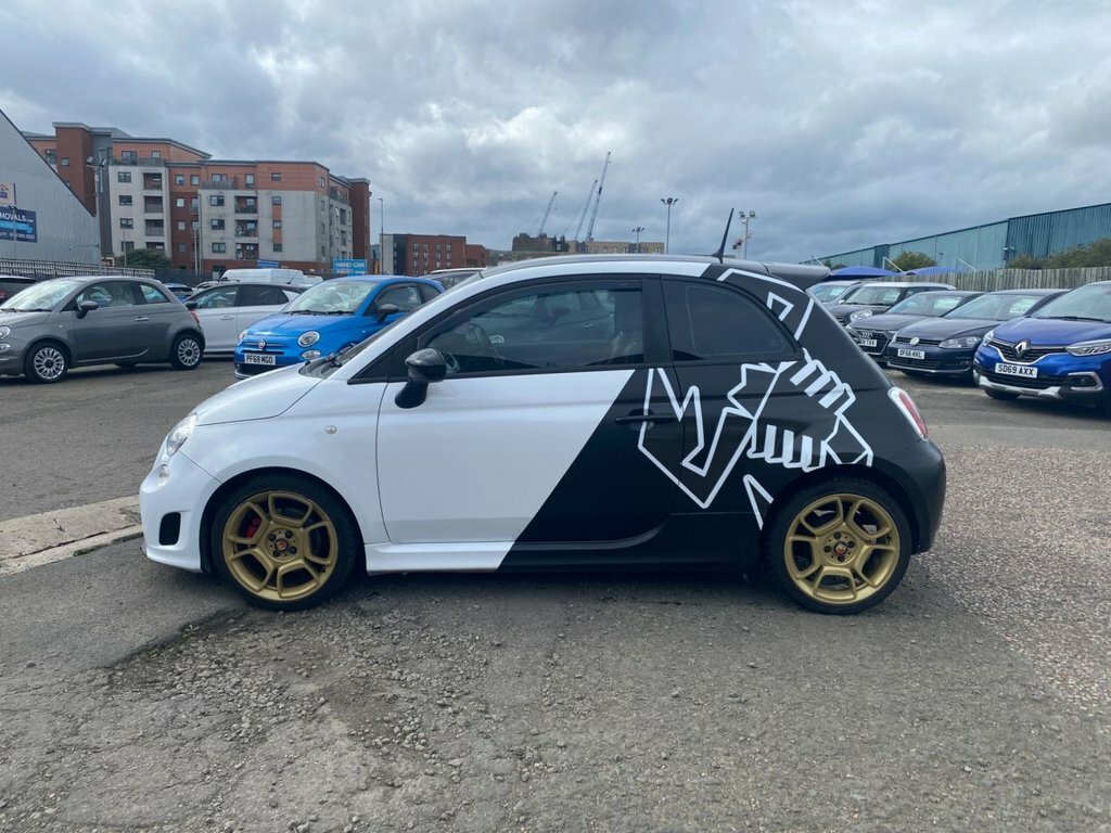 Abarth 500 Hatchback White #4