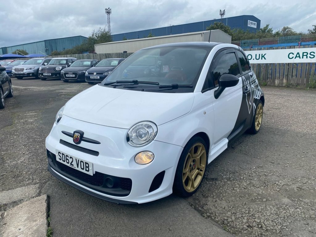 Abarth 500 Hatchback White #3