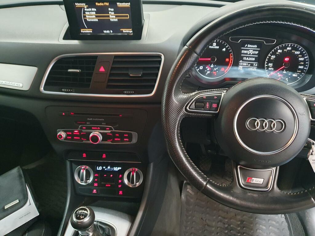 Audi Q3 2.0 Tdi Quattro S Line 140 Bhp Blue #14