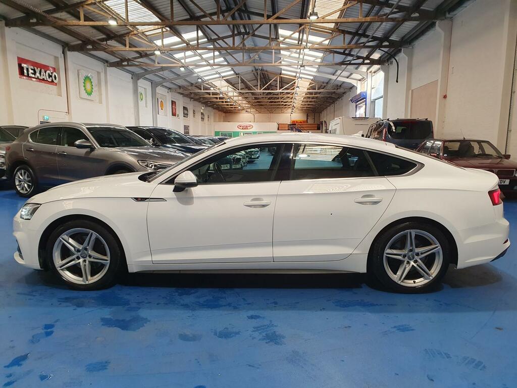 Audi A5 Sportback Tfsi S Line White #6