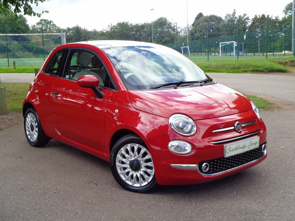 Fiat 500 1.2 Lounge 3-Door Red