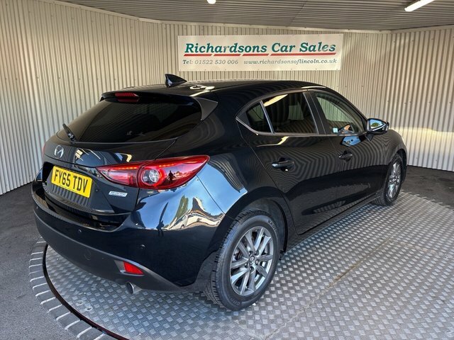 Mazda 3 2.0 Skyactiv-g Se-l Nav Hatchback Manua FY65TDV Black #3