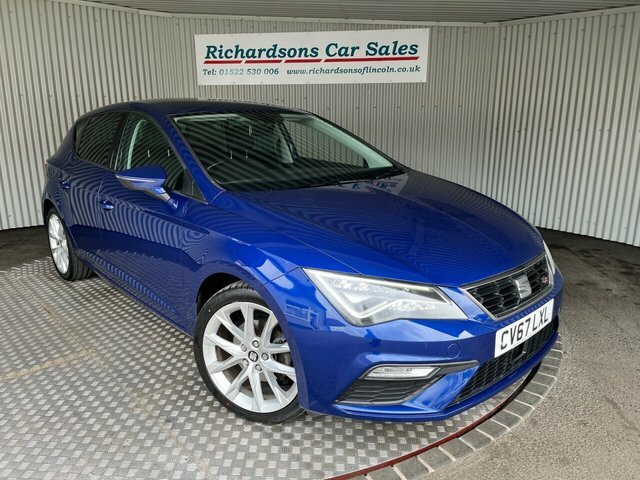 Seat Leon 1.4 Ecotsi Fr Technology Hatchback Dsg Blue
