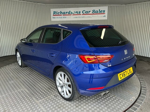 Seat Leon 1.4 Ecotsi Fr Technology Hatchback Dsg Blue #6