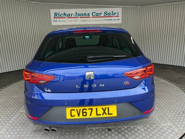 Seat Leon 1.4 Ecotsi Fr Technology Hatchback Dsg Blue #4