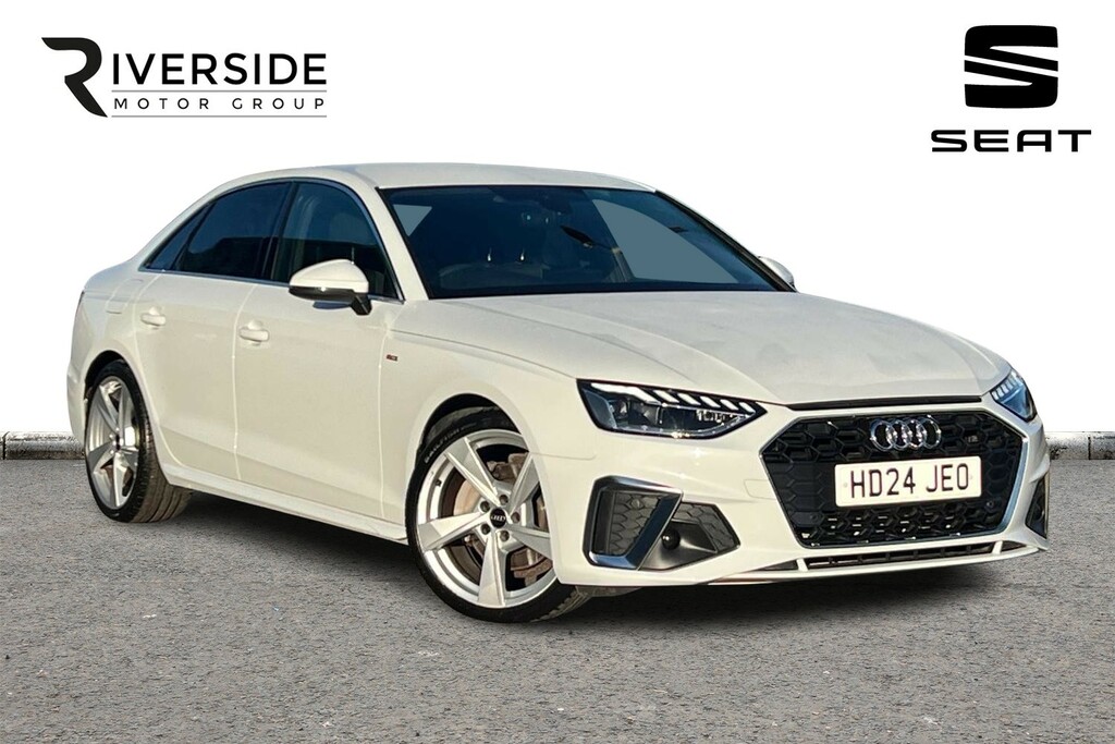 Audi A4 2.0 Tfsi 40 S Line S Tronic Euro 6 Ss White