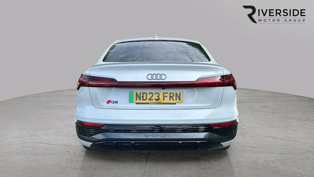 Audi Q8 e tron 55 S Line Sportback Quattro 114Kwh 11Kw White #5