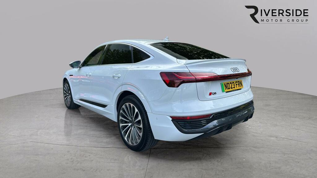 Audi Q8 e tron 55 S Line Sportback Quattro 114Kwh 11Kw White #2