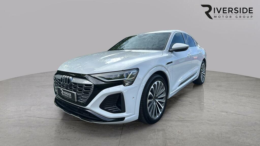 Audi Q8 e tron 55 S Line Sportback Quattro 114Kwh 11Kw White #6