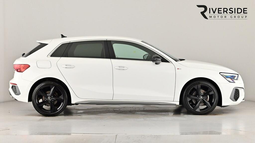 Audi A3 1.0 Tfsi 30 S Line Sportback S Tronic Euro 6 Ss White #3