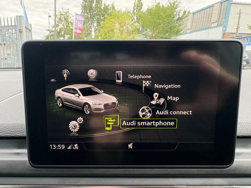 Audi A5 2.0 Tdi S Line S Tronic Quattro Euro 6 Ss Black #40