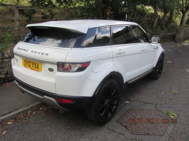Land Rover Range Rover Evoque 2.2 Sd4 Prestige White #4