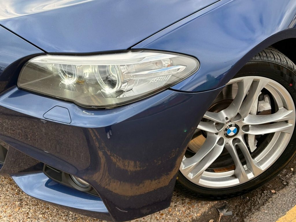 BMW 5 Series 520D M Sport Black #2