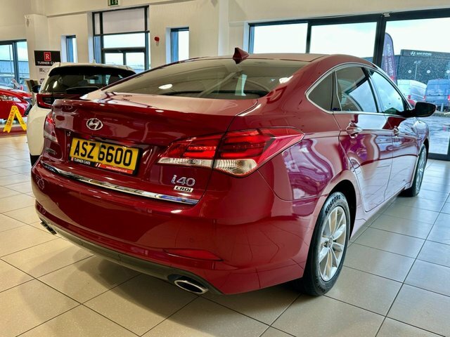 Hyundai I40 1.7 Crdi Blue Drive Se Nav Saloon Manua Red #4