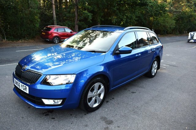 Skoda Octavia 2016 2.0 Tdi Se L Estate Euro 6 Blue #3