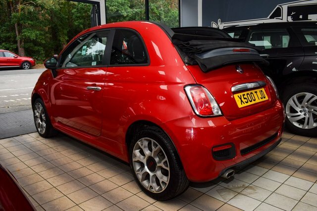 Fiat 500C 2013 1.2 S Convertible Euro 5 S Red #4