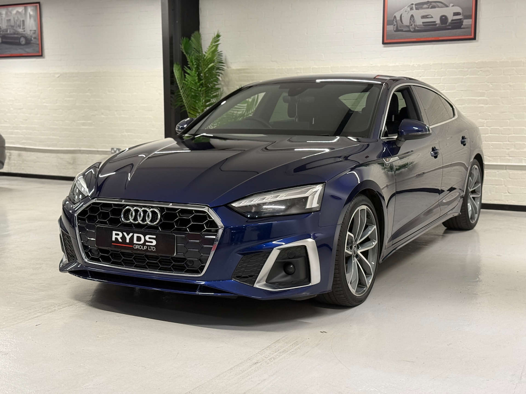 Audi A5 Sportback 35 Tfsi Mhev S Line Blue #3