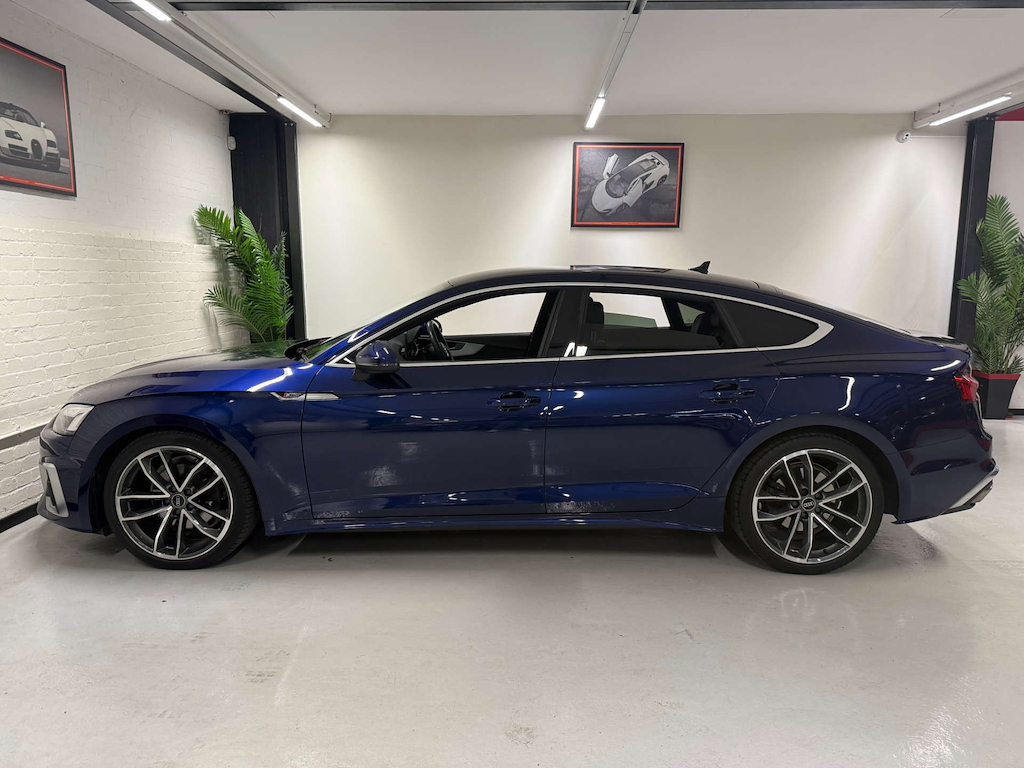 Audi A5 Sportback 35 Tfsi Mhev S Line Blue #4