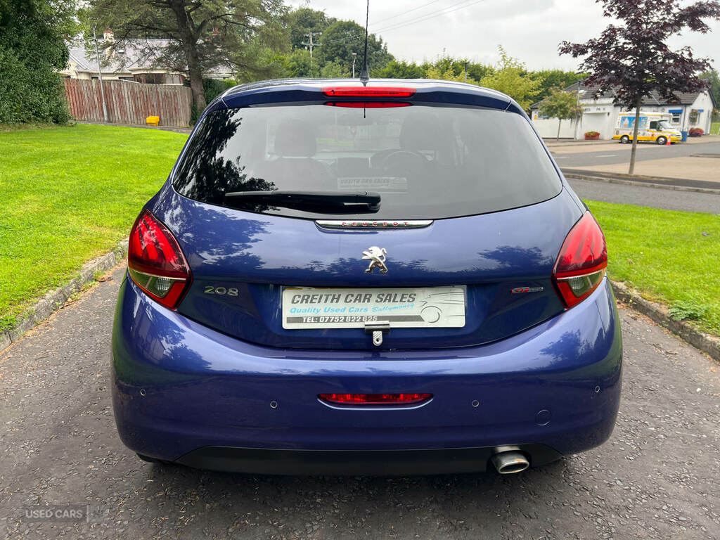 Peugeot 208 1.6 Bluehdi 100 Gt Line Non Start Stop Blue #5