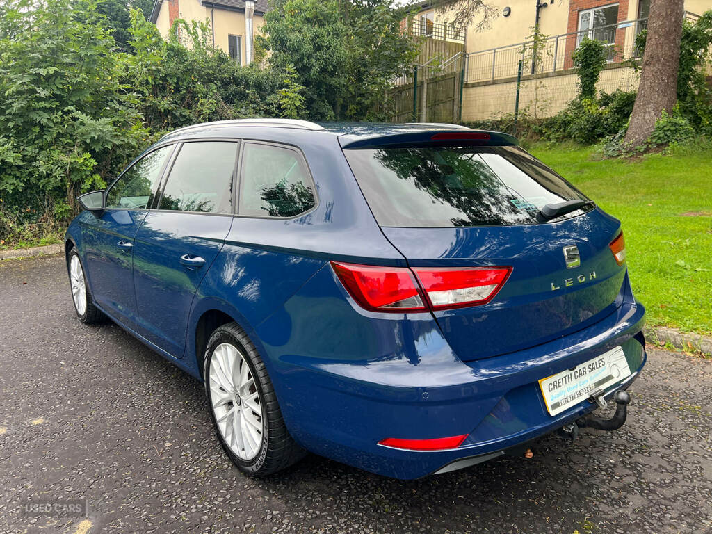 Seat Leon 1.6 Tdi Se Dynamic Technology Blue #4