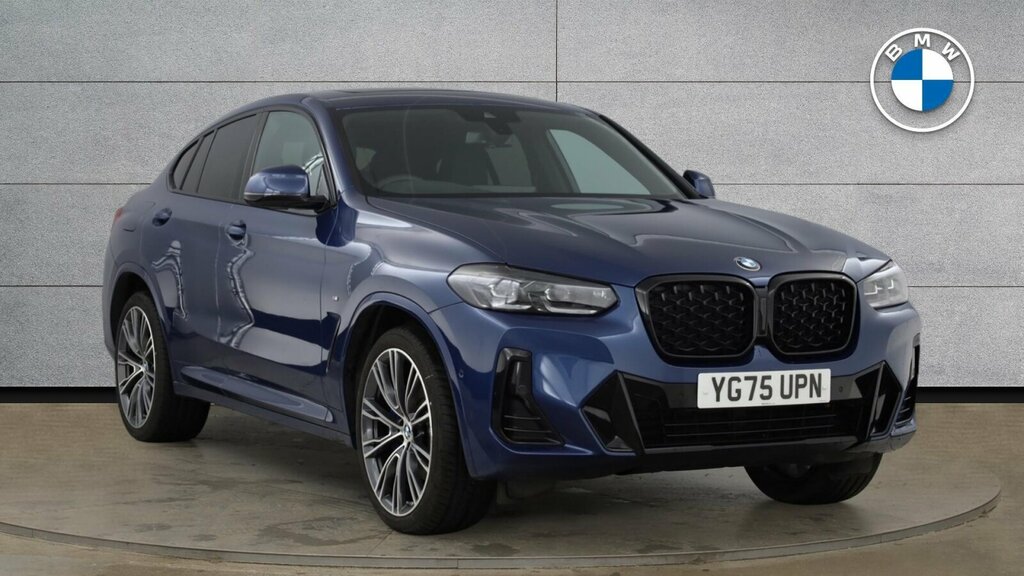 BMW X4 X4 Xdrive20d M Sport YG75UPN Blue