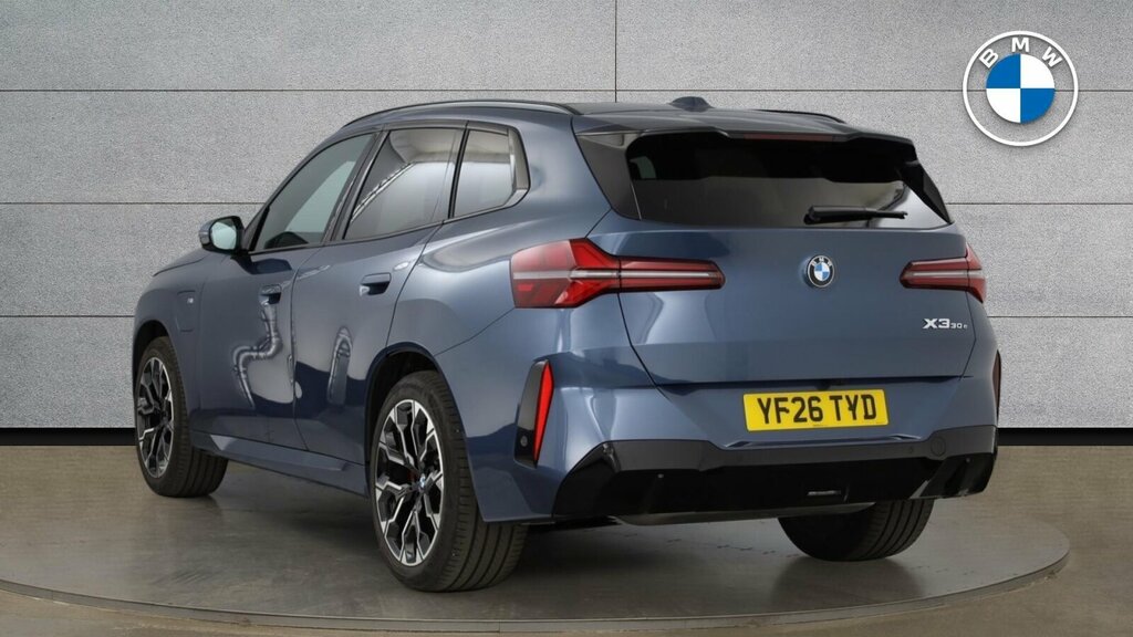 BMW X3 X3 30E Xdrive M Sport Blue #3