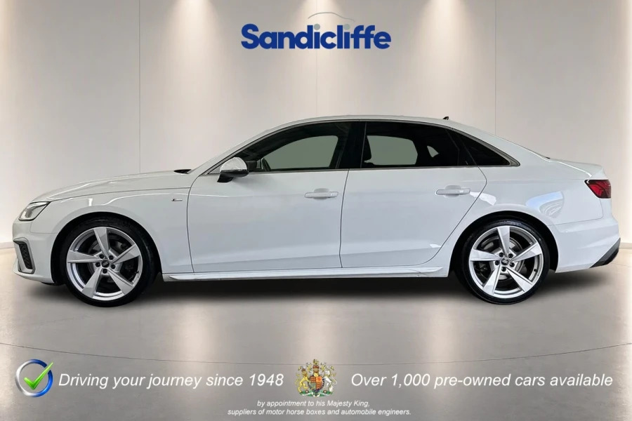 Audi A4 A4 35 Tfsi S Line Saloon White #3