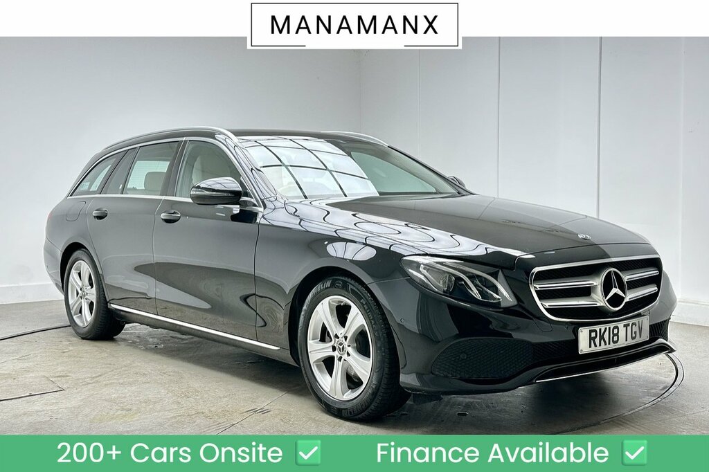 Mercedes-Benz E Class E220d Se RK18TGV Black