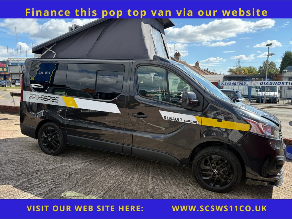 Renault Trafic Camper Van 1.6 Sl27 Energy Dci 120 Sport 2016 Black