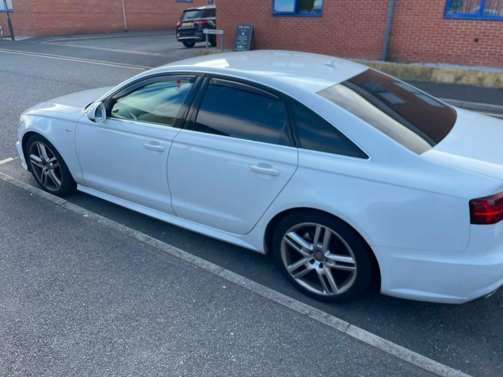 Audi A6 Saloon 2L S Line White #2