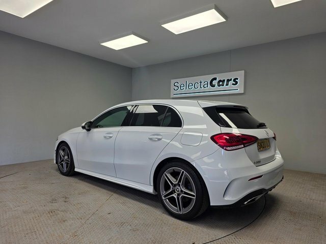 Mercedes-Benz A Class 1.3 A200 Amg Line Hatchback 7G-dct Euro White #2