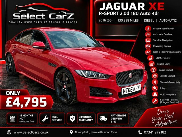 Jaguar XE 2016 2.0D R-sport Saloon Euro 6 S Red